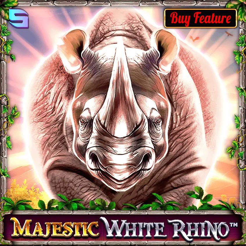 Обложка слота Majestic White Rhino
